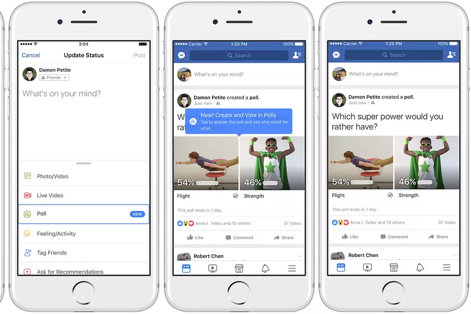 Facebook เพิ่มความสามารถ GIF ในการสร้างการสำรวจ ทั้งเว็บไซต์และแอปพลิเคชัน