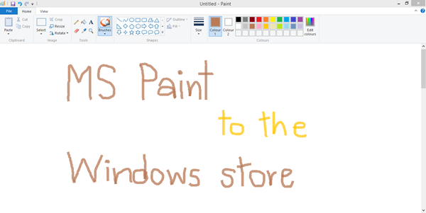 Microsoft Paint ยังไม่หายไปไหน แค่ย้ายไปอยู่ใน Windows Store