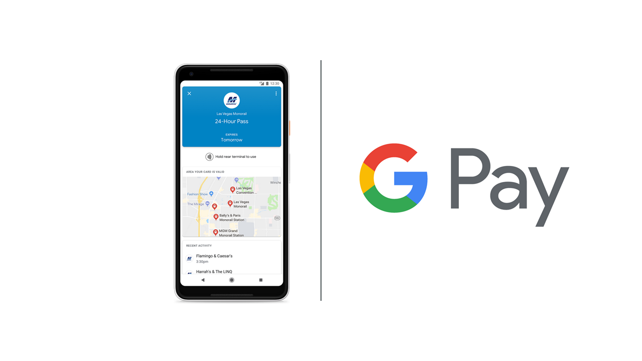 Google Pay สามารถใช้ชำระค่าตั๋วการเดินทางได้แล้ว เริ่มต้นที่ Las Vegas เป็นที่แรก