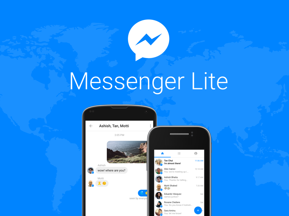 Facebook เปิดตัว Messenger Lite สำหรับ Android ในสหรัฐฯ และประเทศอื่น